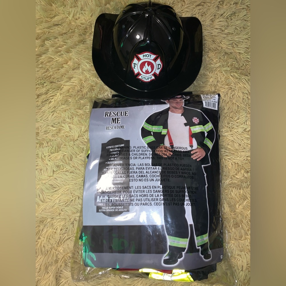FIRE FIGHTER HALLOWEEN COSTUME